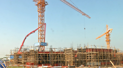 桐城 假期我在崗，重點項目施工忙